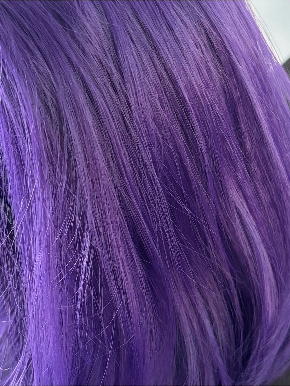 Raven Teen Titans Wig - Purple Women's Wig V shape hairline